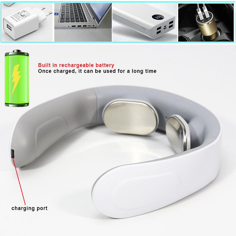 Electric Neck & Shoulder Massager with Heat – Smart Pain Relief Neck Protector for Relaxation & Stress Relief