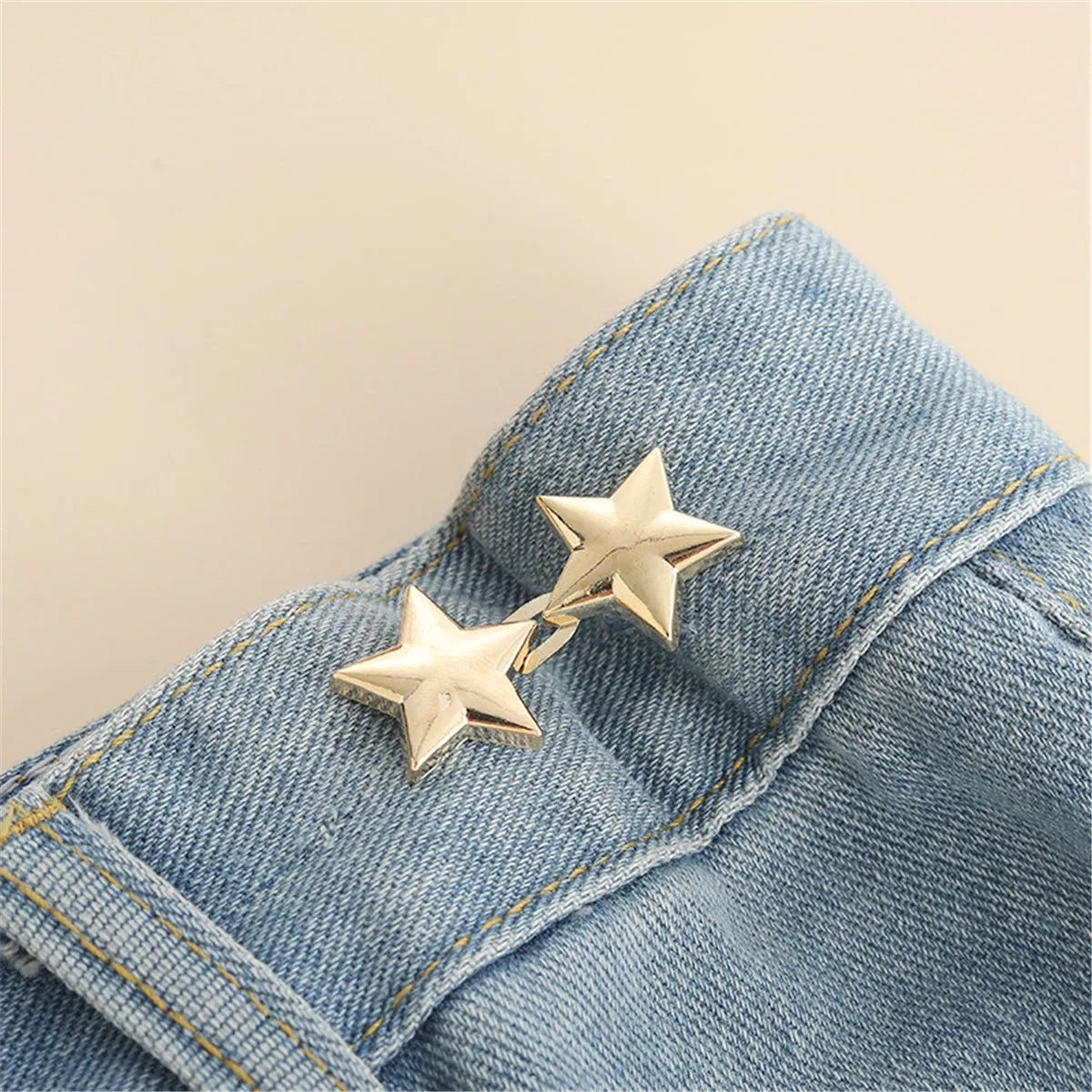 No Sew Jeans Metal Buttons Easy Clip Perfect Fit Instant Universal