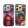 Demon Slayer 3D Silver Phone Case for iphone