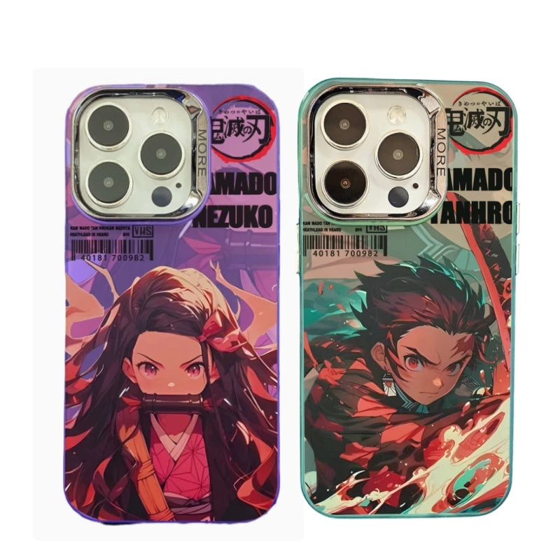 Demon Slayer 3D Silver Phone Case for iphone