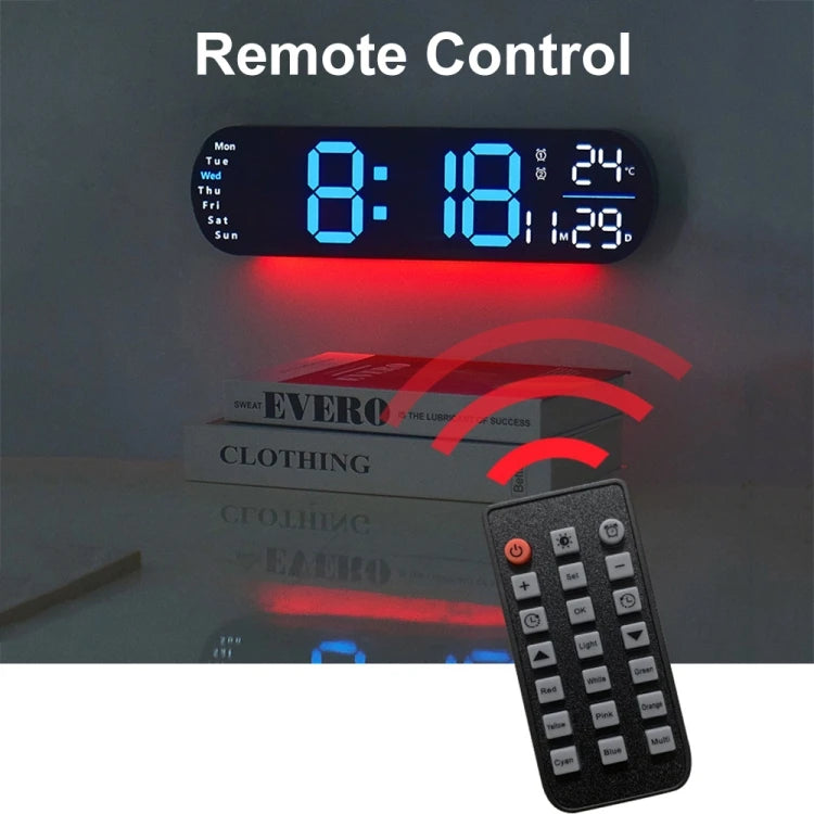 YIZHI Smart LED Alarm Clock with Temperature & Night Light