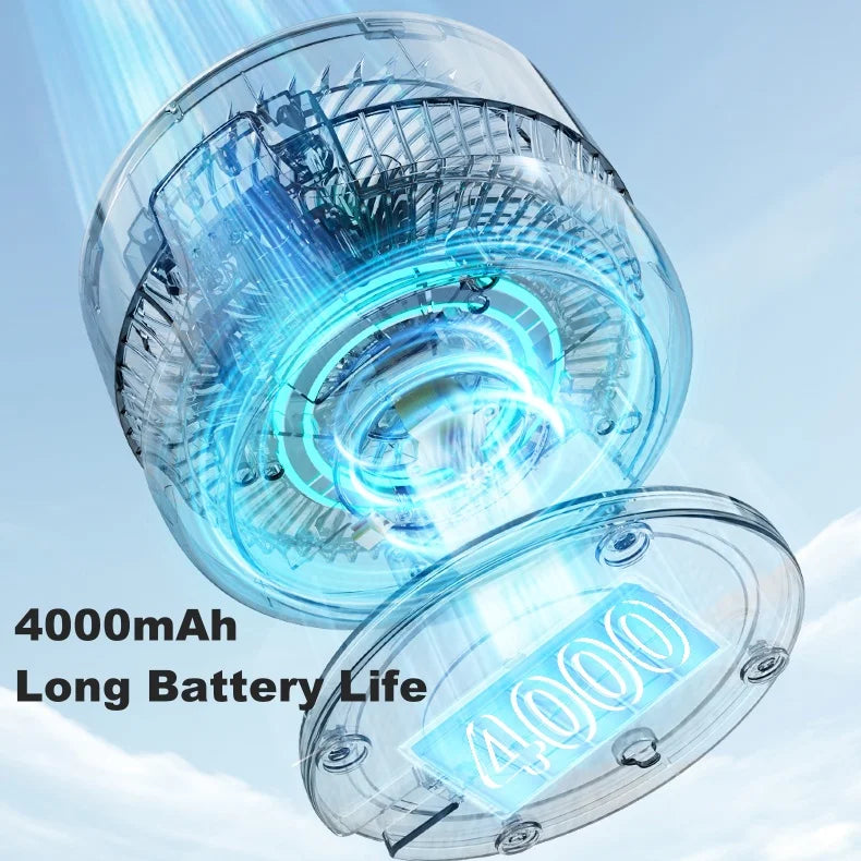 Korean OEM Mini USB Silent Desk Fan with Remote Control