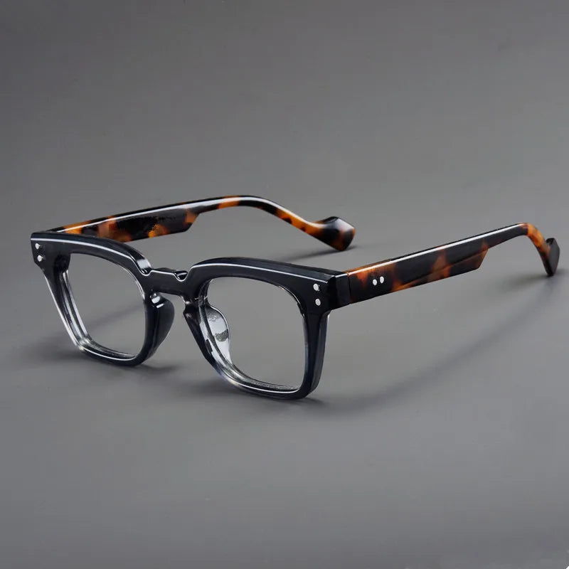 Retro Square Reading Glasses - Anti Blue Light