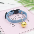 Cute Cat & Dog Collar with Bell - Japanese Cartoon Design