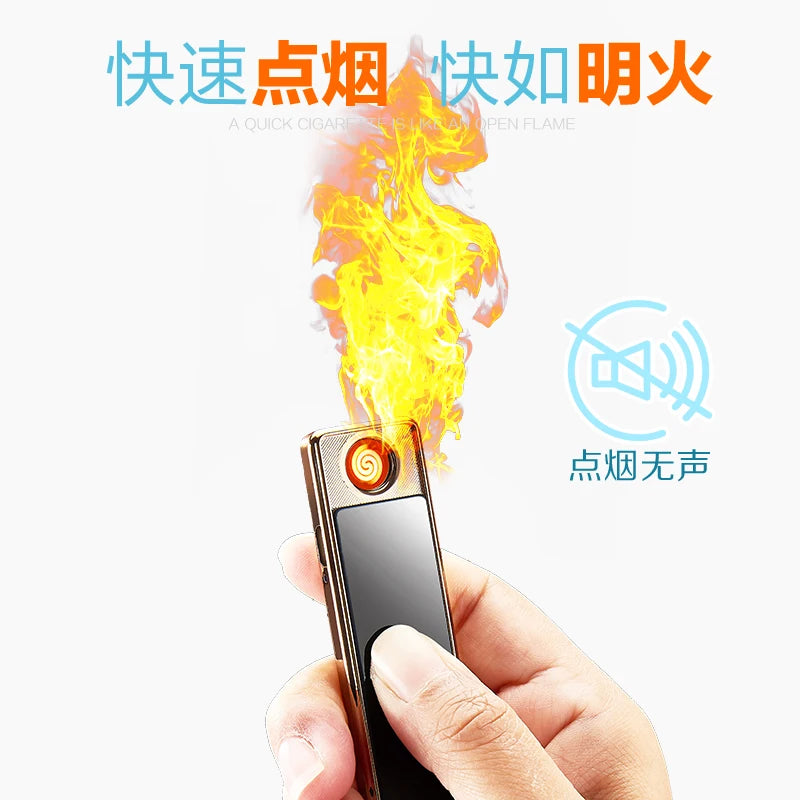 Fashion Design USB Rechargeable Electronic Arc Lighter Top Seller