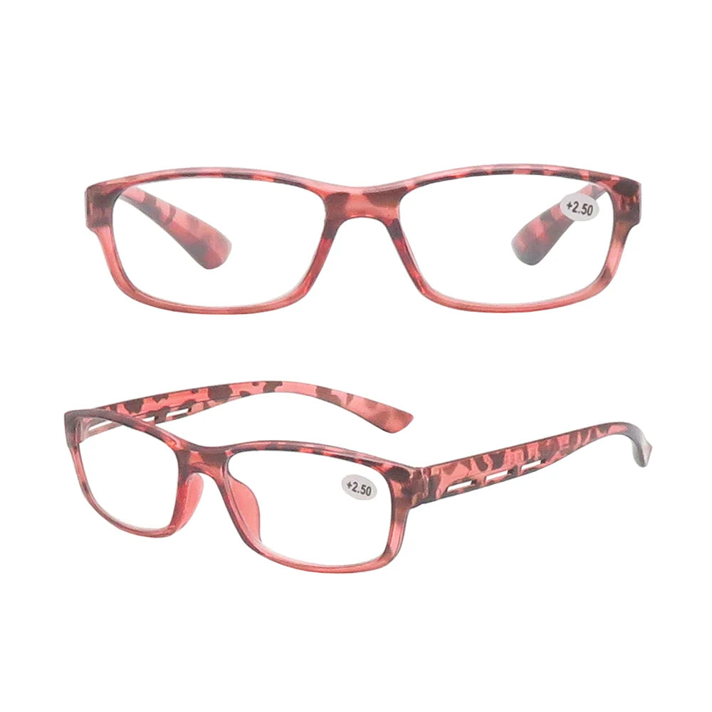 Retro Orange Reading Glasses for Men & Women