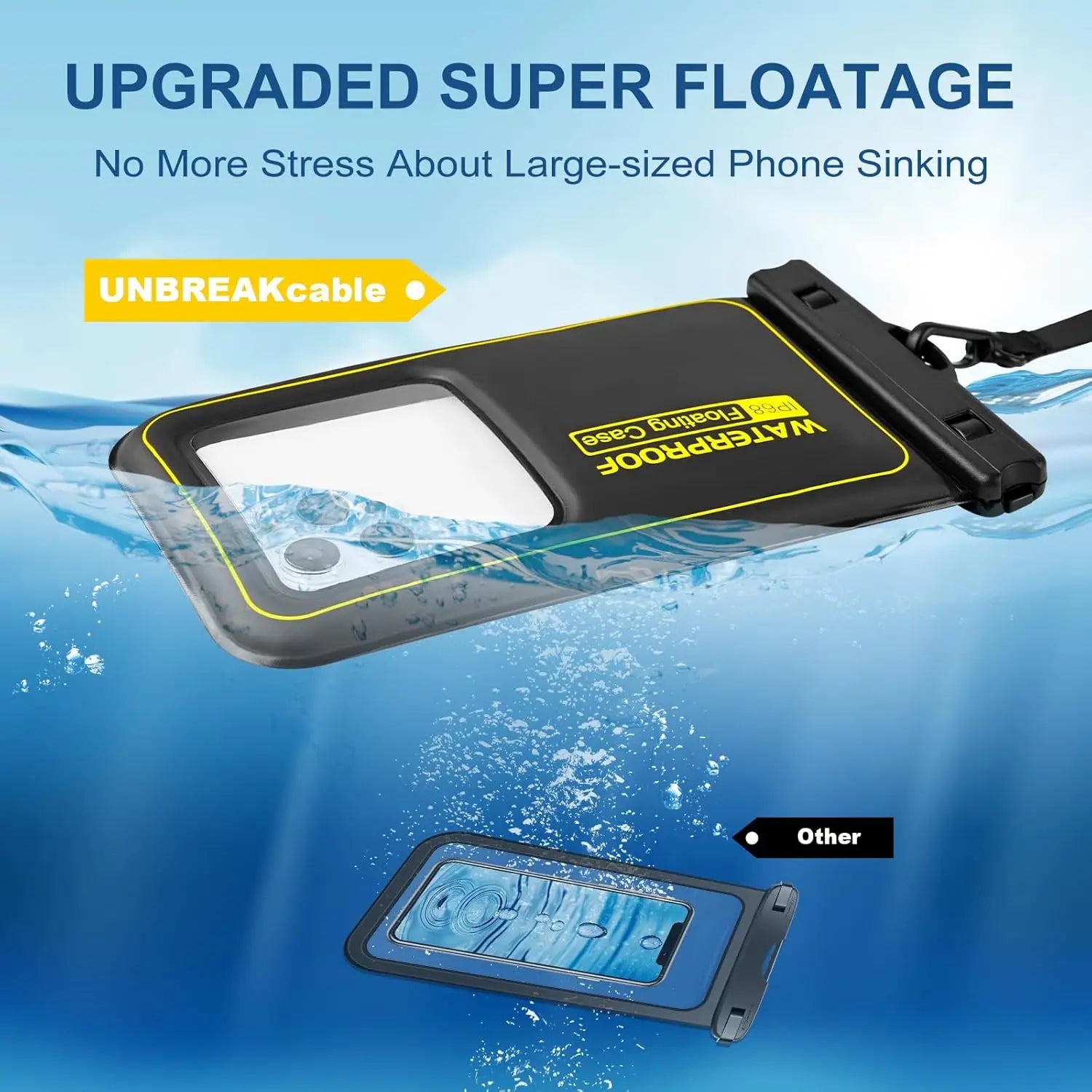 IP68 Dustproof waterproof Custom Large-Size Waterproof Mobile Phone