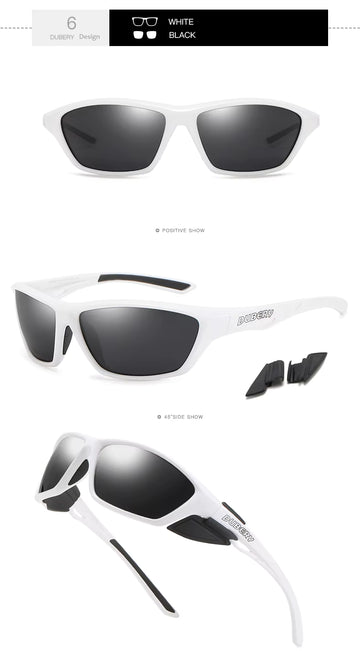 Dubery Polarized Sport Sunglasses – Outdoor Hiking Shades for Men