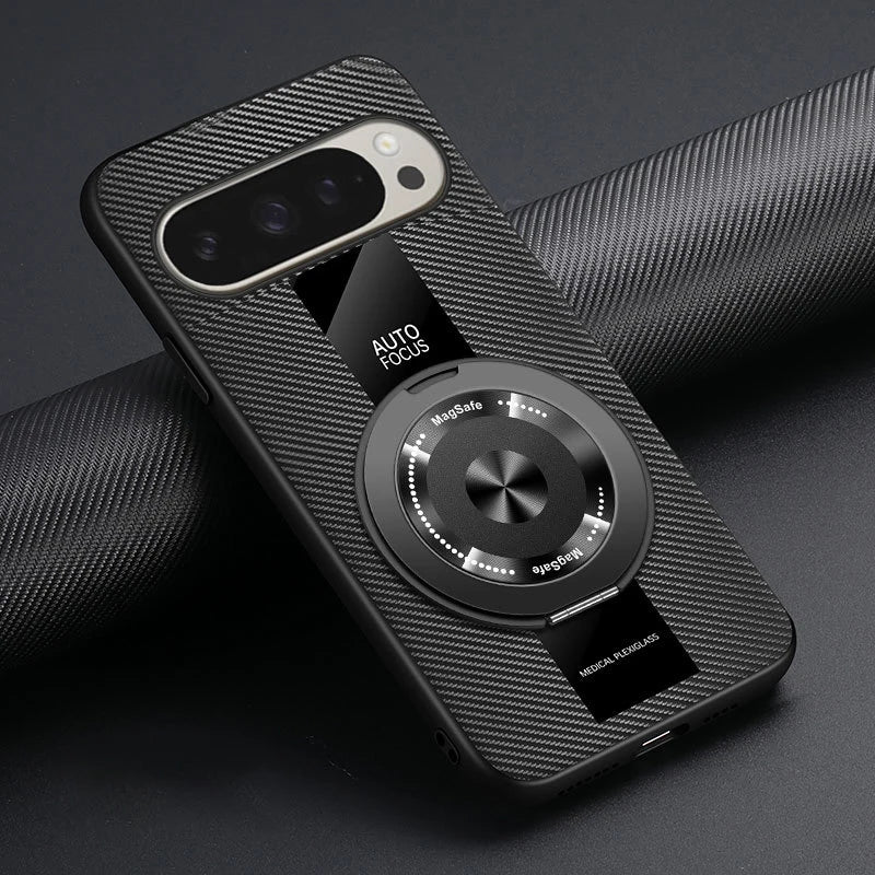 For Google Pixel  Mobile Phone Case PU Leather Rotating Holder