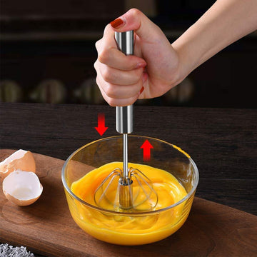 2025 Best Seller Stainless Steel Egg Whisk with Durable Handle – Kitchen Mixer Tool