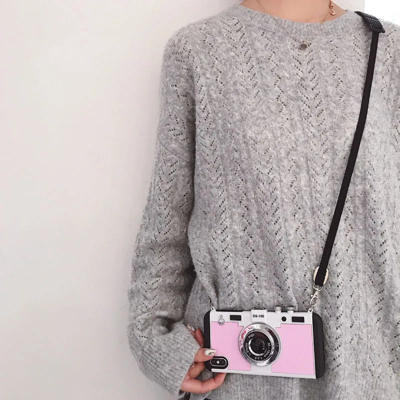 Luxury 3D Camera Phone Case for Samsung