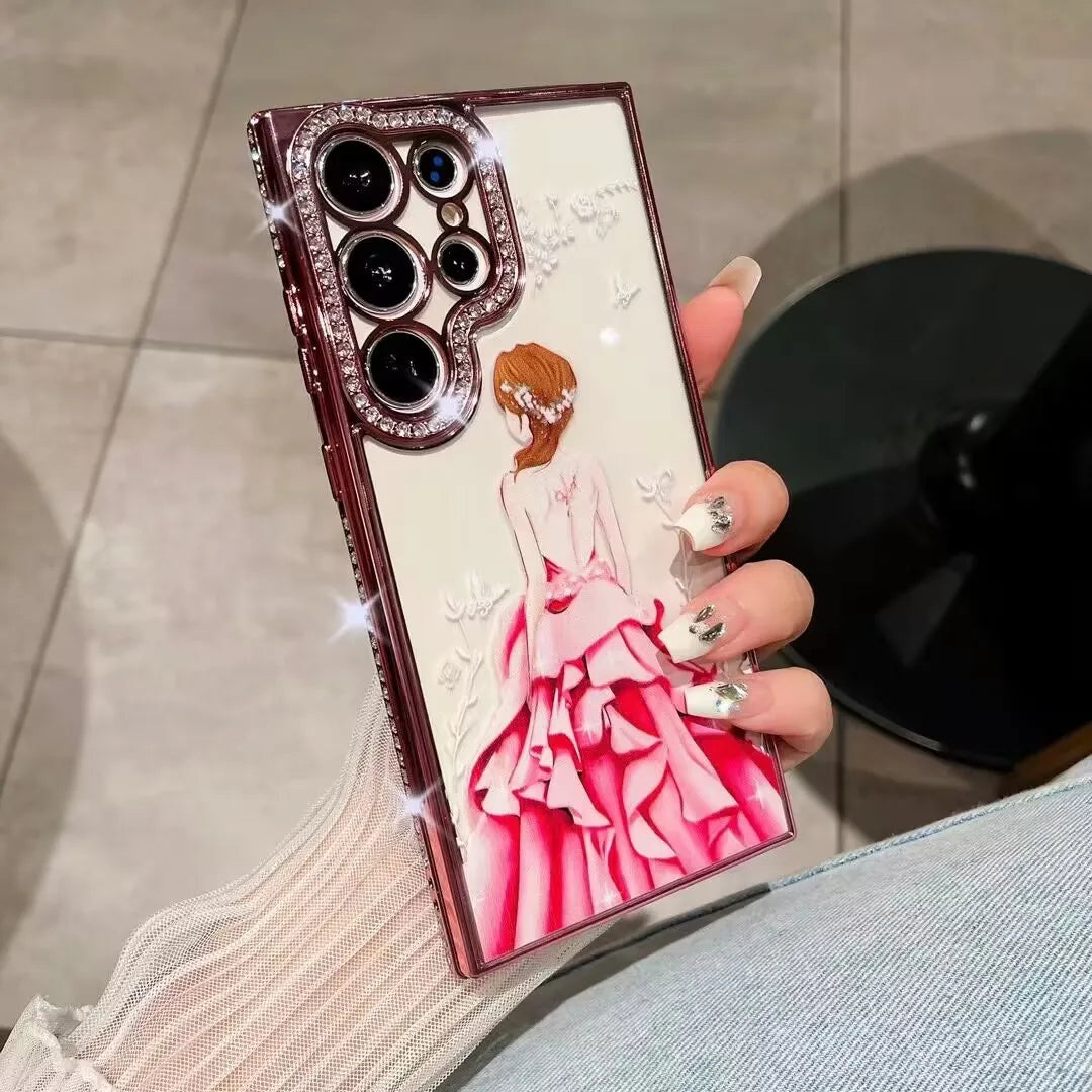 Luxury Glitter Shockproof Phone Case for Samsung and Iphone