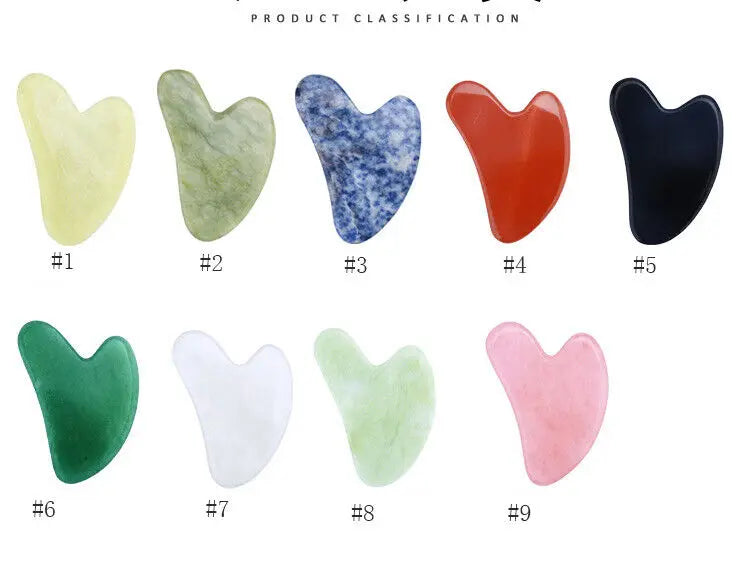 Wholesale White Rose Quartz Gua Sha Set