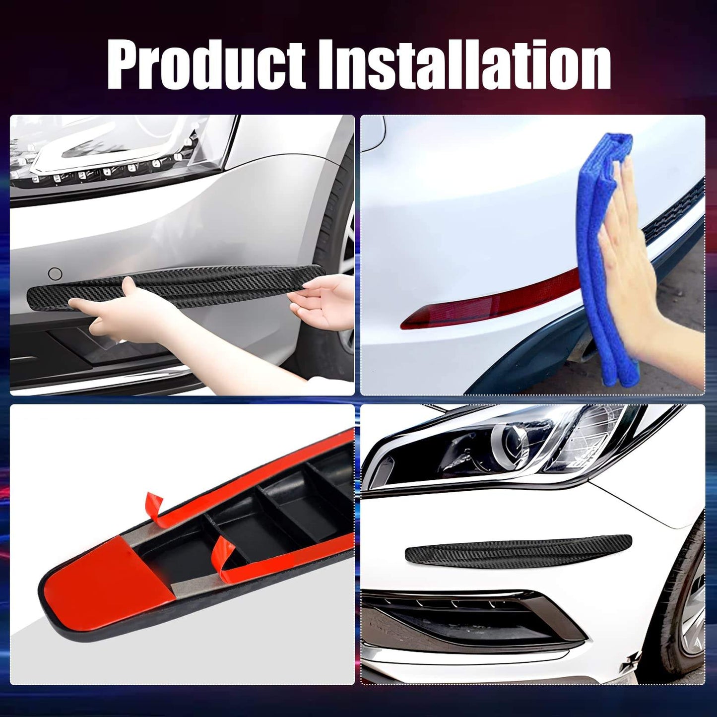 Car Bumper Protector Strips – Anti-Collision Guard, Scratch & Corner Protection Blades