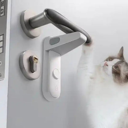 New Little Chicks Child Safety Door Handle Lock – Easy Install Baby Proof Lever Lock