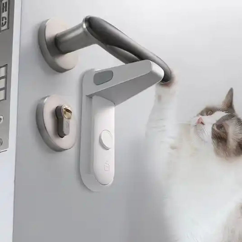 New Little Chicks Child Safety Door Handle Lock – Easy Install Baby Proof Lever Lock