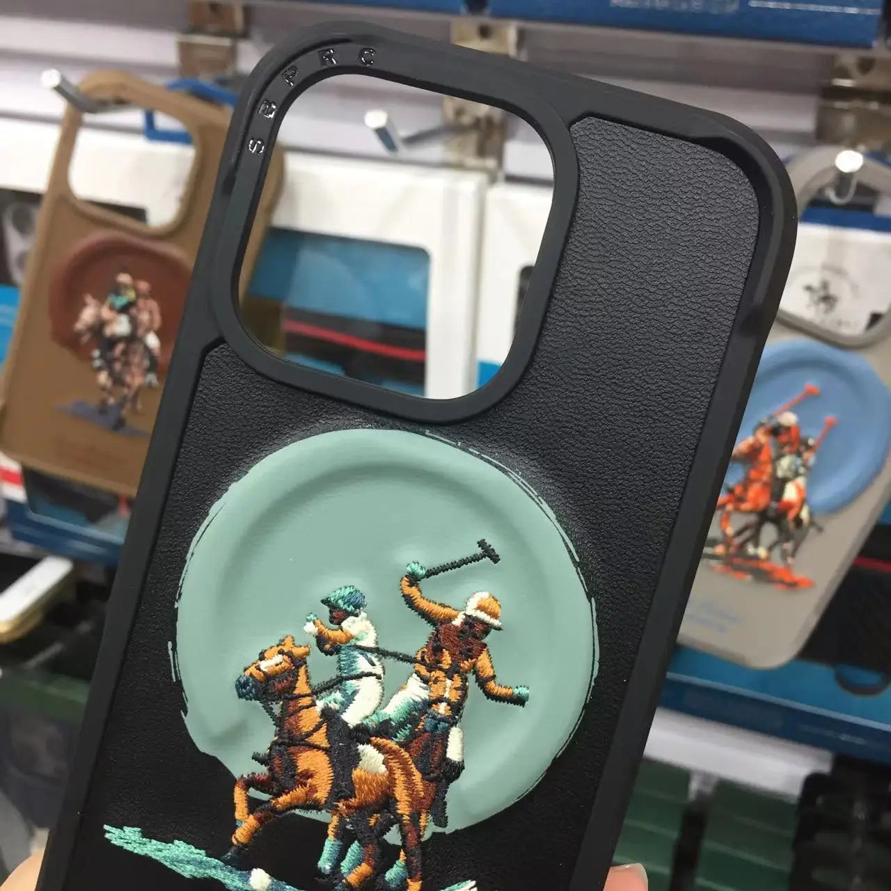 POLO Style New 3D Protruding Magnetic Shockproof Case for iPhone