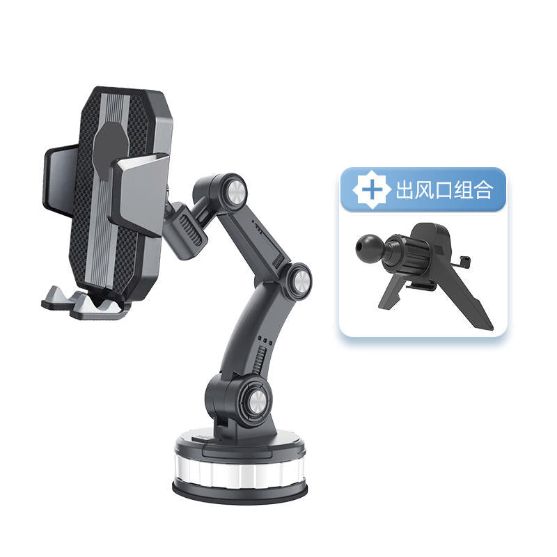 Ultra-Stable Motorcycle Phone Holder with Anti-Slip & Auto-Locking Mechanism