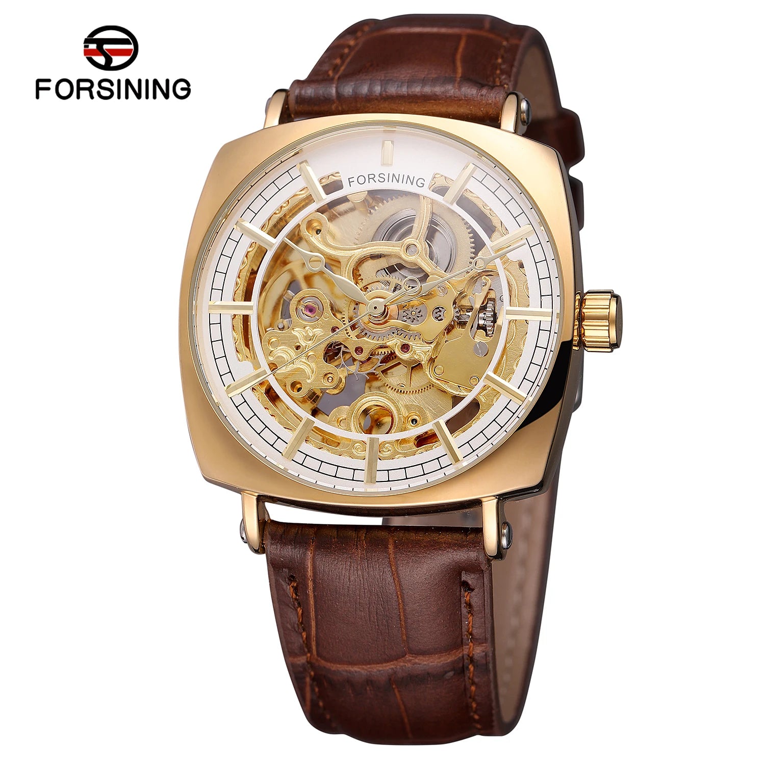 Forsining Skeleton Watch - Water Resistant & Fashionable