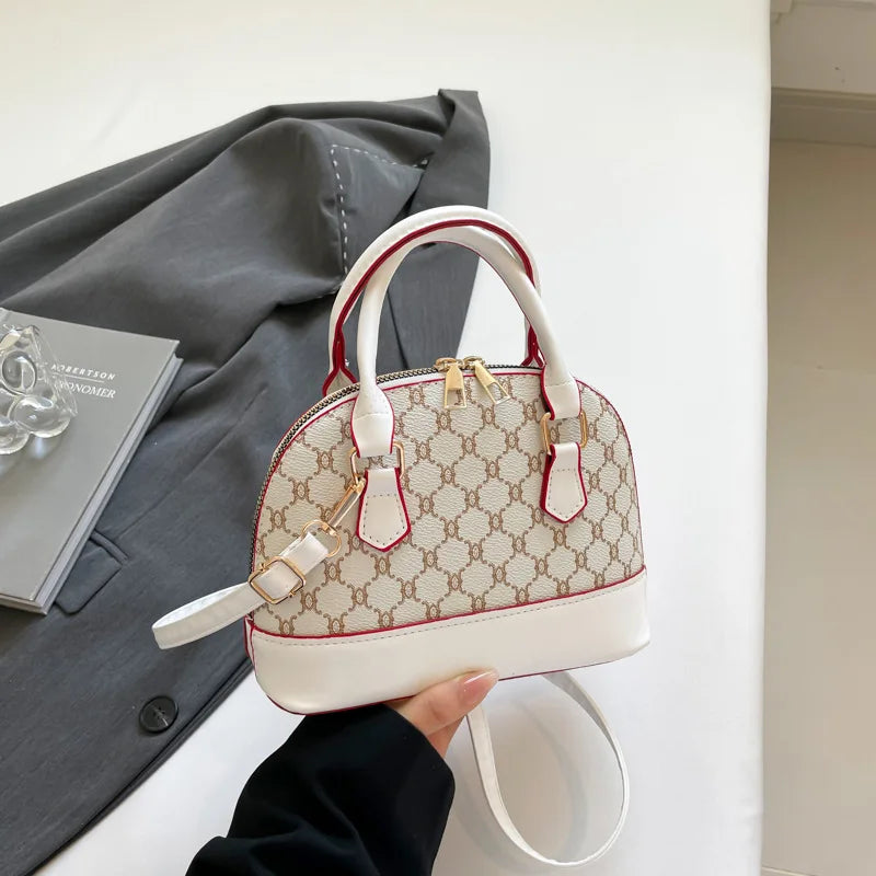 Korean Style Retro PU Leather Handbag