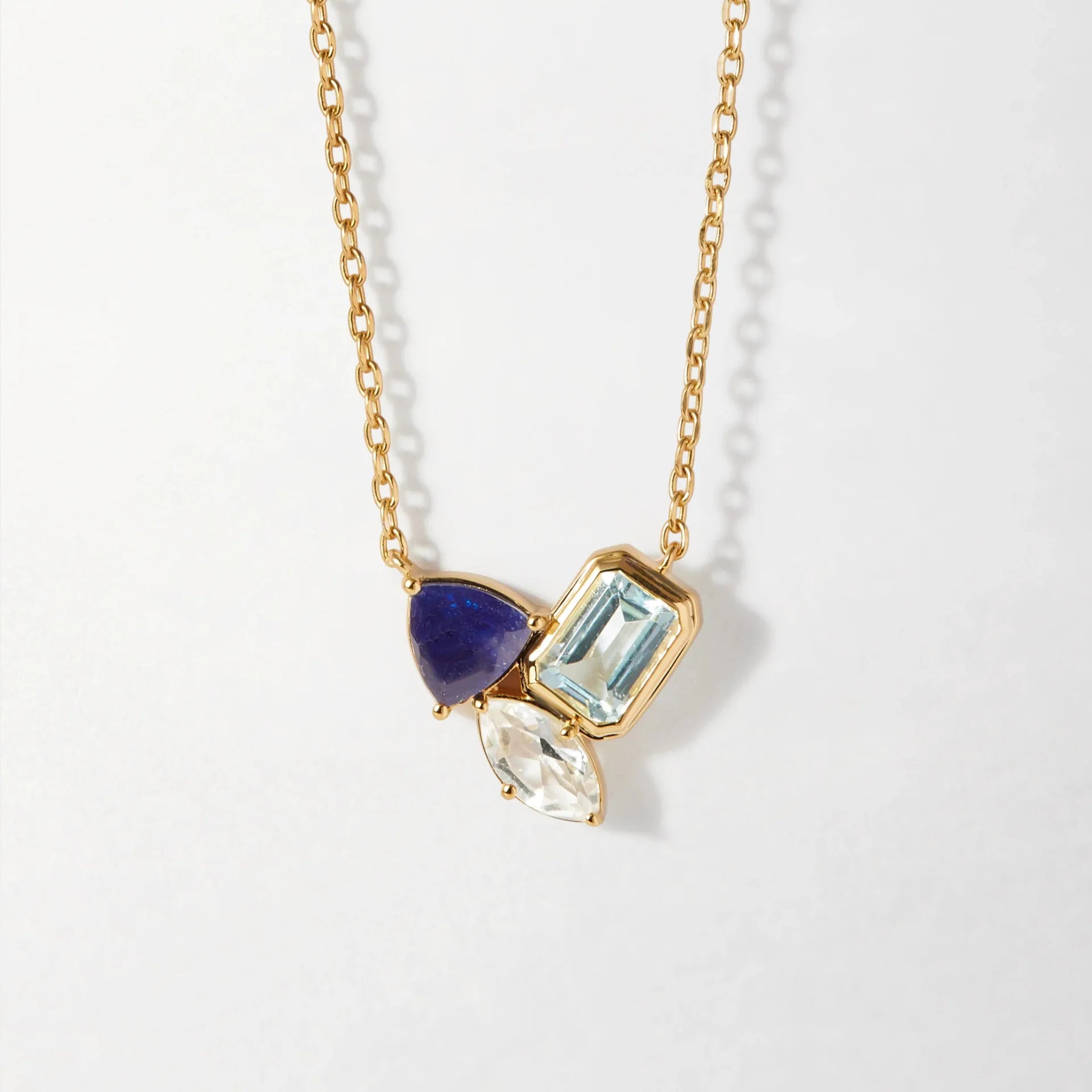 Elegant Zircon Stainless Steel Necklace