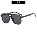 Aviator Double Bridge Square Sunglasses for Men & Women 2026