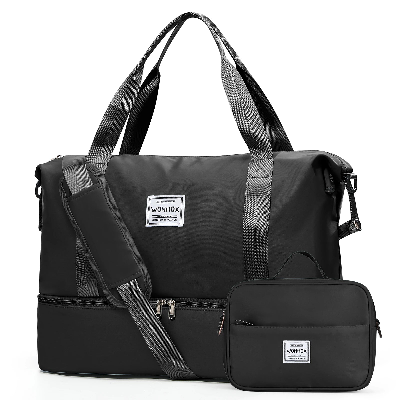 Women's Weekender Duffel with Shoe & Toiletry Bag