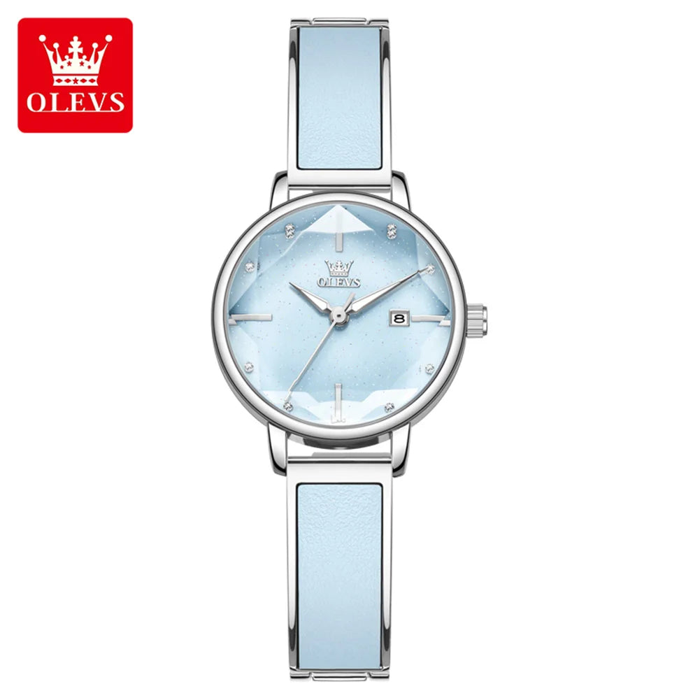 OLEVS Luxury Ladies Diamond Stainless Steel Watch