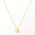 Elegant Water Drop Stainless Steel Necklace