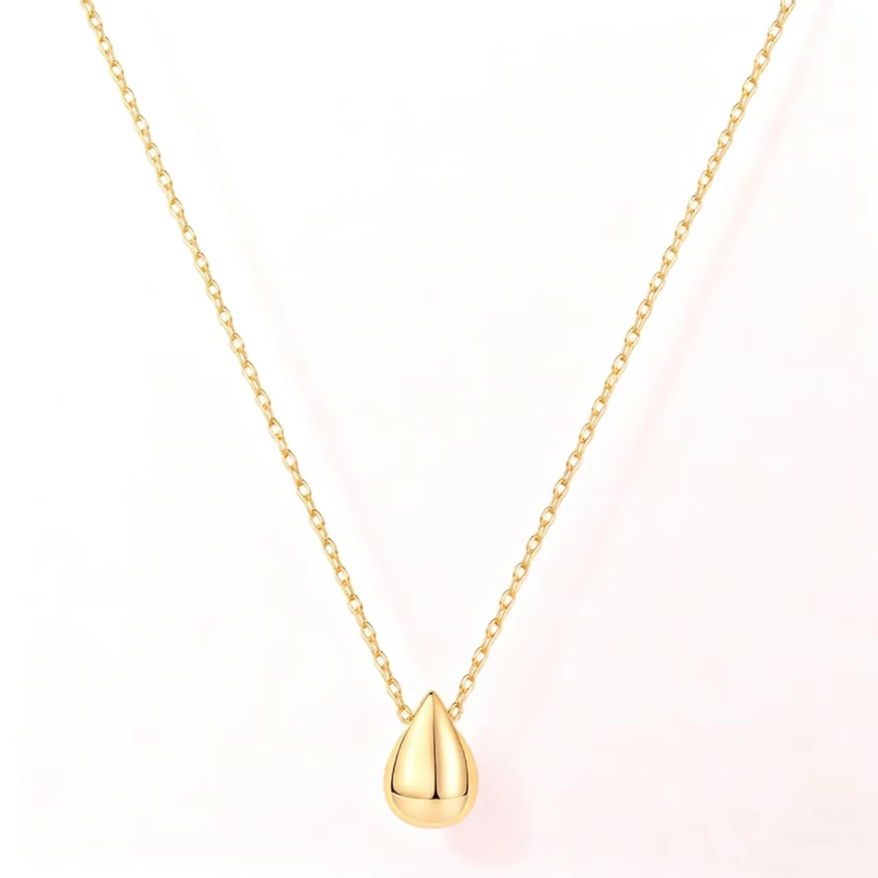 Elegant Water Drop Stainless Steel Necklace