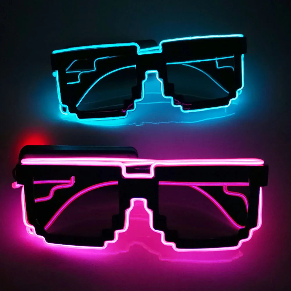 Richshining LED Glowing Sunglasses for Parties