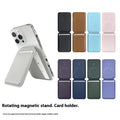 Magnetic Leather Wallet Stand for iPhone