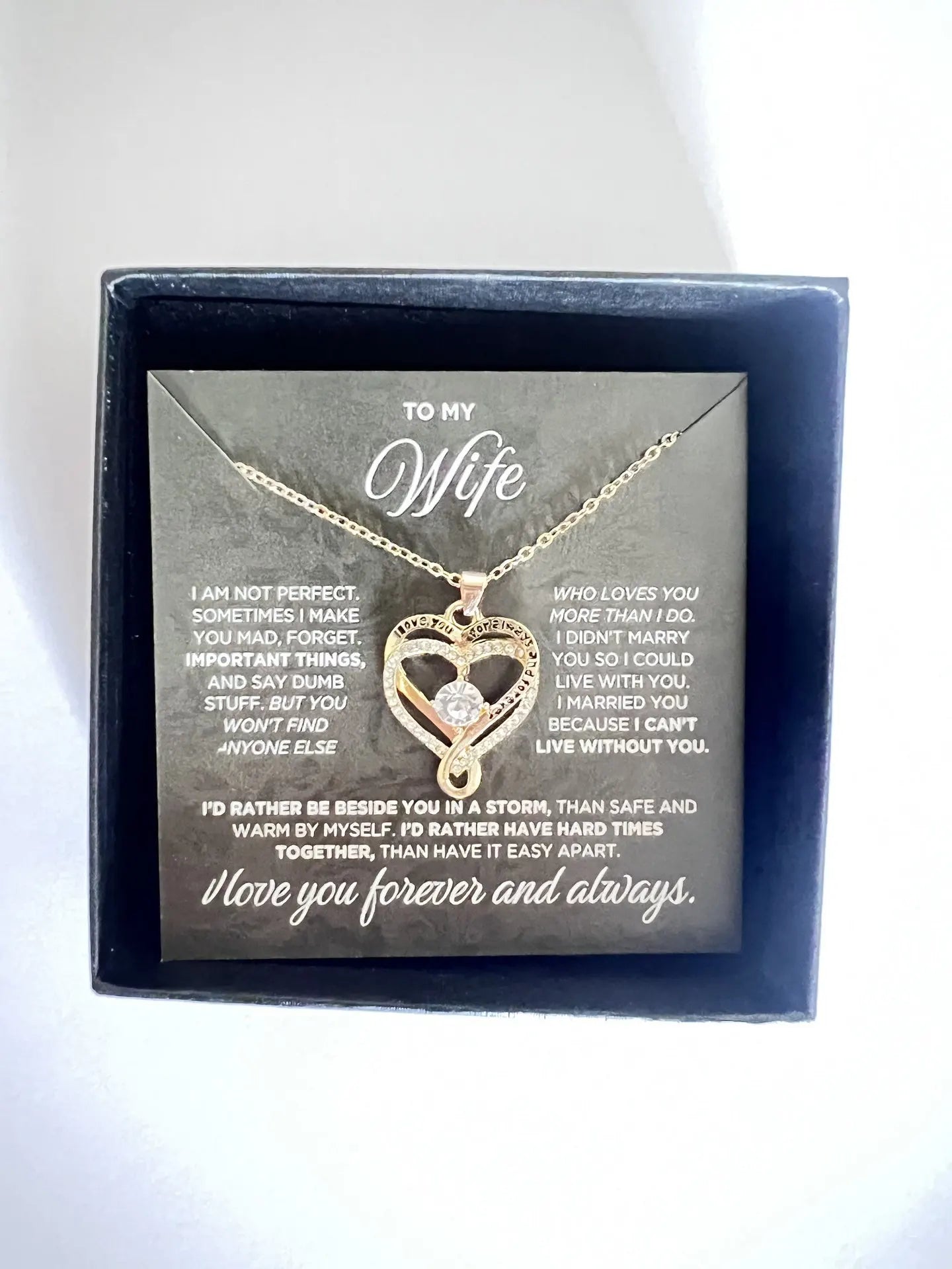 Novirasine Eternal Heart Double Layered Necklace