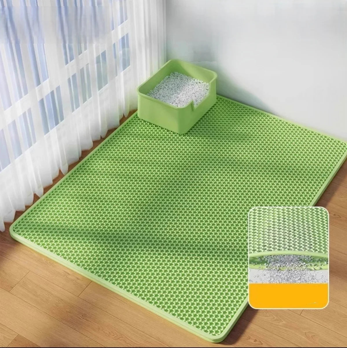 Double Layer Waterproof Cat Litter Mat