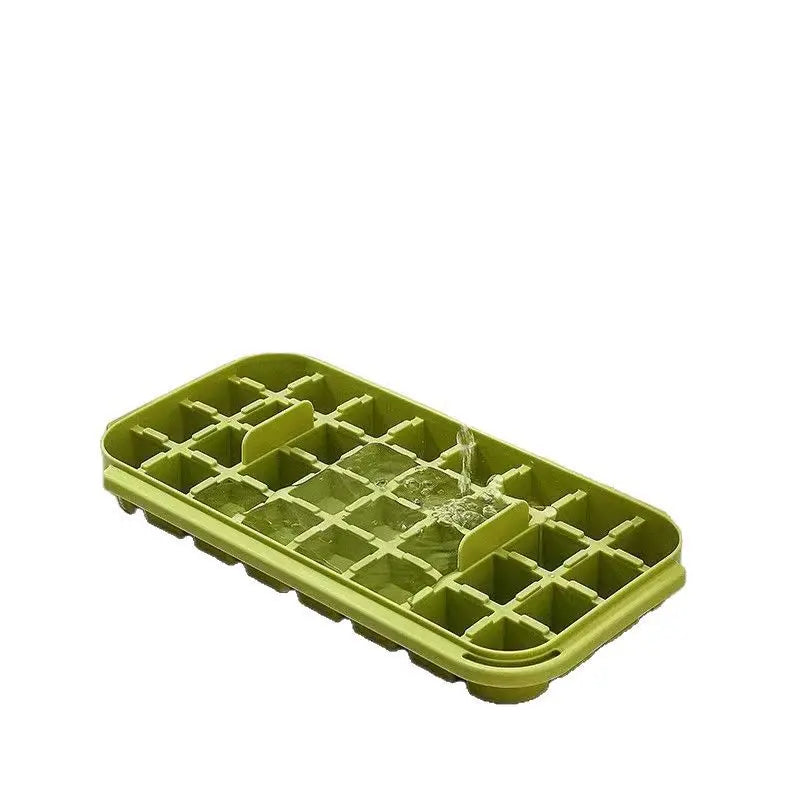 Press the Ice Tray Rectangular Ice Cube Mold Freezer Proof Quick