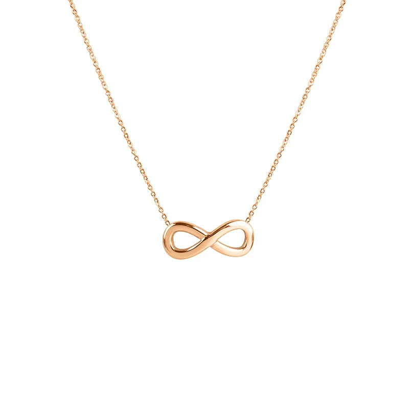 Elegant Stainless Steel Infinity Necklace for All