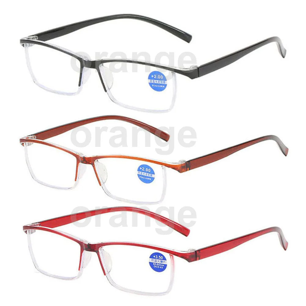Stylish Orange Reading Glasses for Men & Women