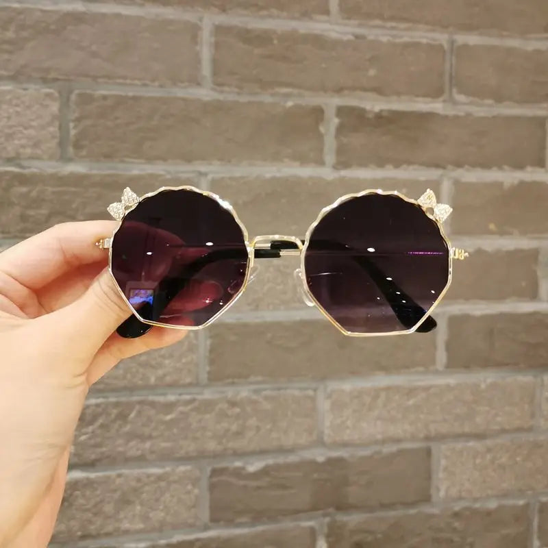 Trendy Kids Bowknot UV400 Sunglasses