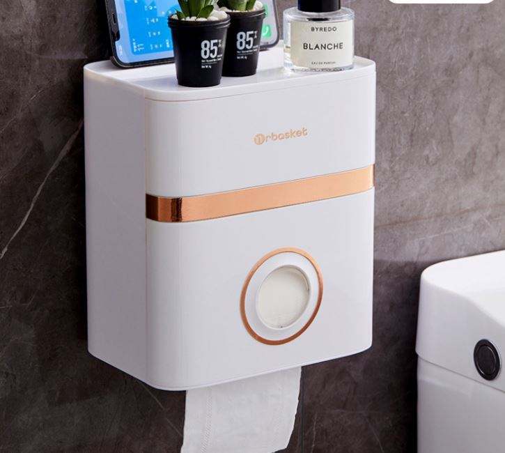 Large Capacity Wall-Mounted Tissue Storage Box