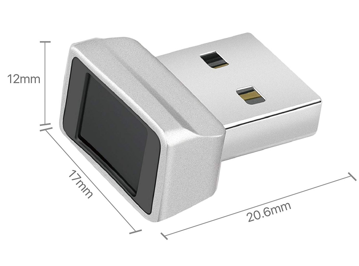 SecureTouch USB Fingerprint Scanner – Biometric Login Reader for Windows 10/11