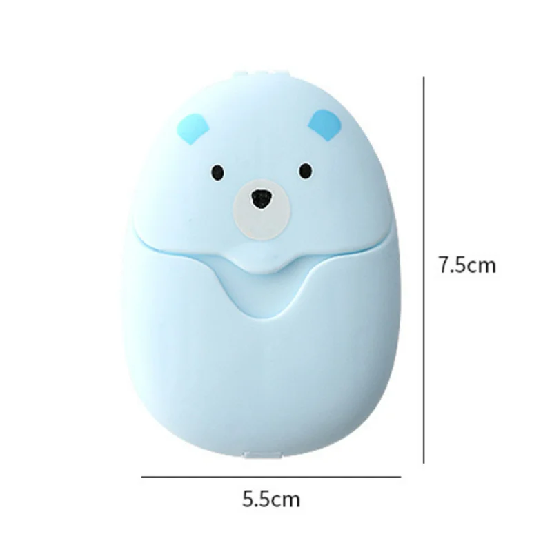 Portable Blue Soap Paper Sheets for Hand Hygiene