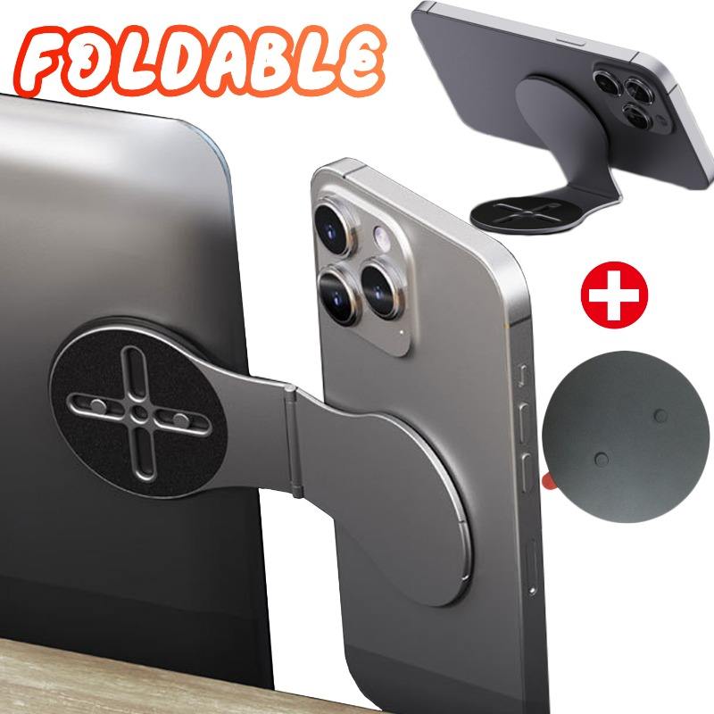 Magnetic Foldable Phone & Tablet Holder – Aluminum Alloy Stand