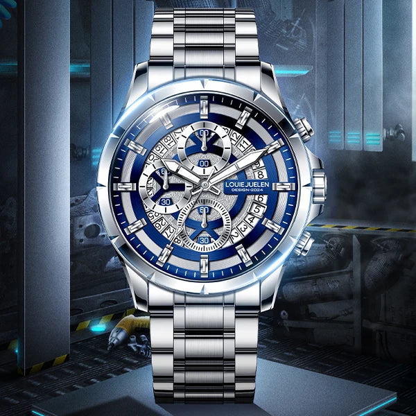 Louie Juelen Stainless Steel Men's Fashion Watch
