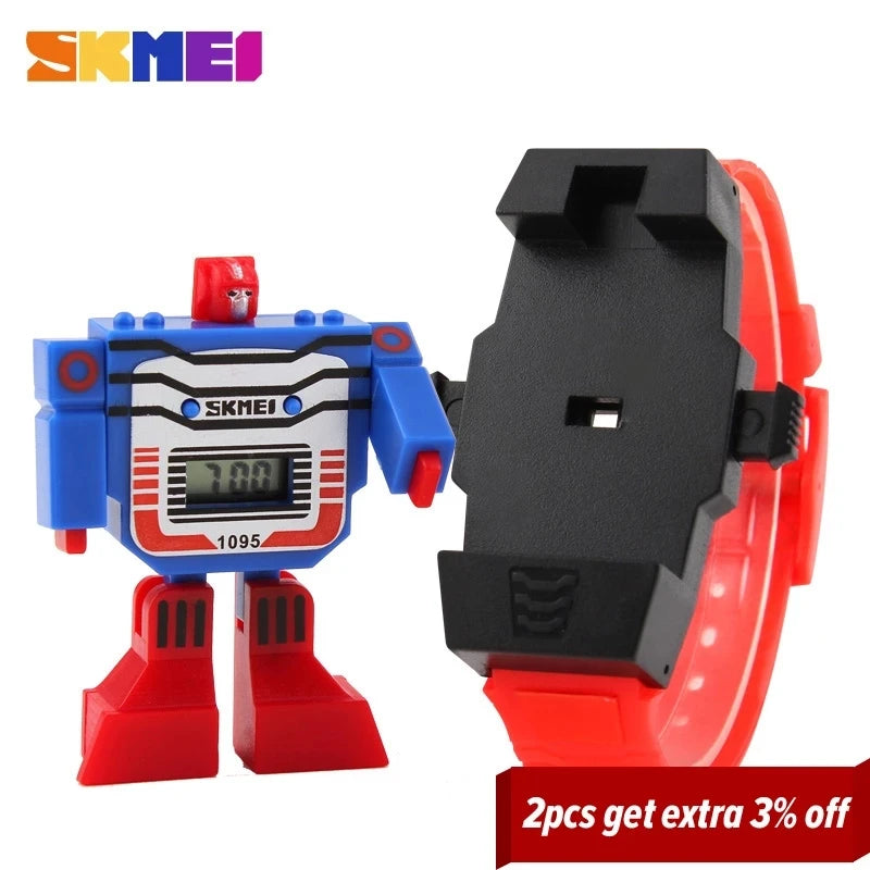 Cartoon Kids Digital Wristwatch