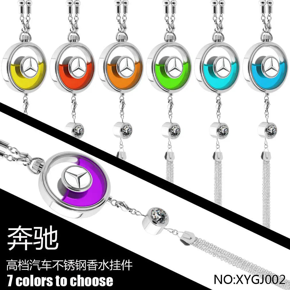 Car Pendant Liquid Perfume Car logo with Drill Car air Freshener
