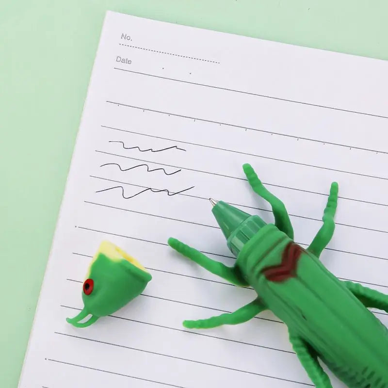 Funny Realistic 1.0mm ABS Simulation Locust Shaped Ballpoint Pen