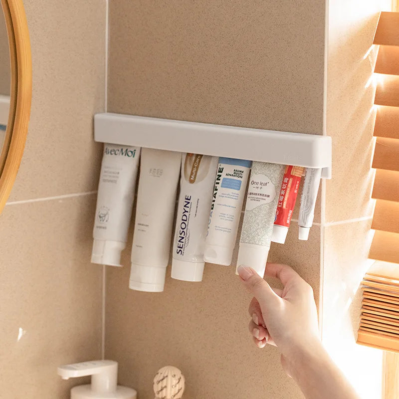 Stylish Wall-Mounted Bathroom Storage Rack