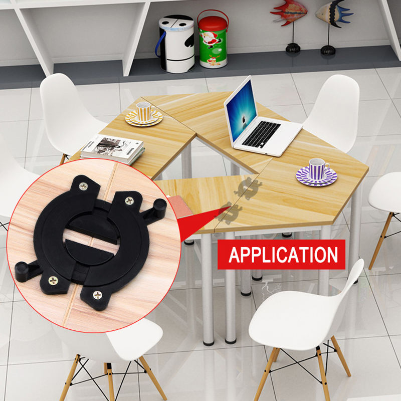 Furniture Table Splicing Accessories Round Top Connector Metal & Plastic