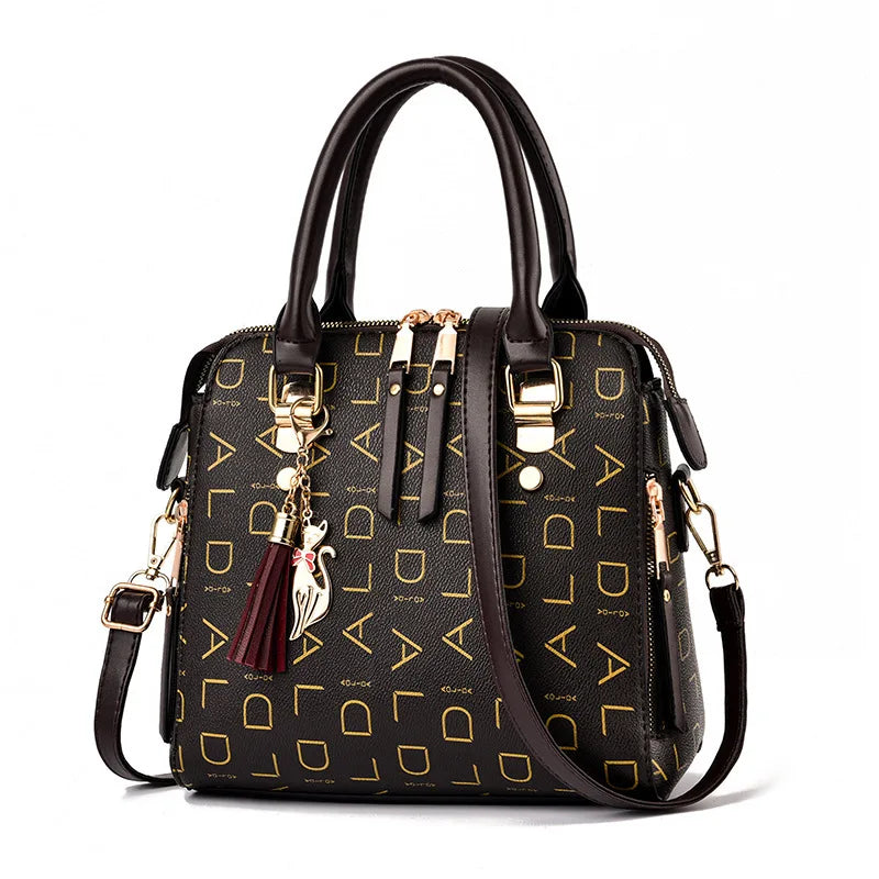 Latest Design Fancy Purses and Handbags for Women Top Handle Satchel
