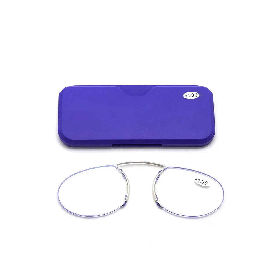 Ultra-Light Clip-On Reading Glasses with Mini Case